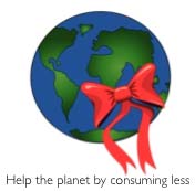 Help the planet by consuming less